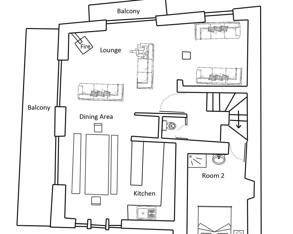 plan chalet Sterwen location chalets-paradiski