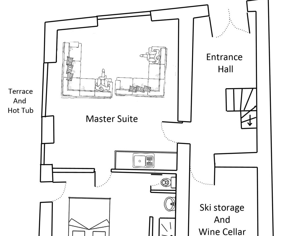 plan chalet Sterwen location chalets-paradiski