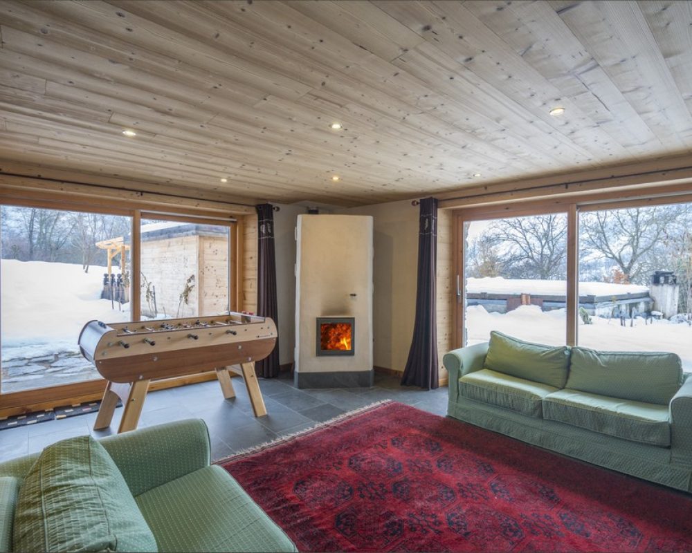chalet Sterwen Paradiski les Arcs le deuxième salon